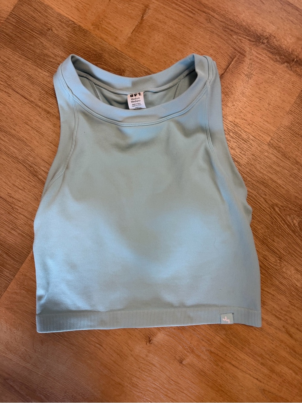 JoyLab Ribbed Crop Tank - Picture 2 of 6